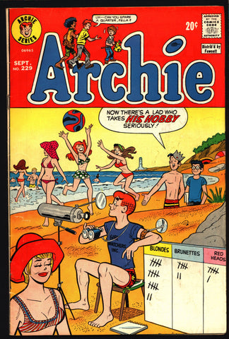 Archie Comics  #229 1973 Dan DeCarlo Joe Edwards Harry Lucey Archie Andrews Jughead Betty & Veronica Riverdale High