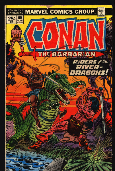 CONAN The Barbarian #60 1976 Robert E. Howard Sword & Sorcery Fantasy Roy Thomas John Buscema