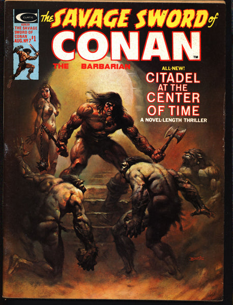 Savage Sword of CONAN #7 Robert E. Howard Thomas Lin Carter Gray Morrow Barry Windsor-Smith Walt Simonson Barbarian Sword & Sorcery Fantasy