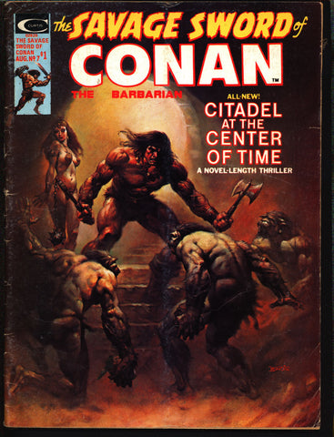 Savage Sword of CONAN 7 B Robert E. Howard Thomas Lin Carter Gray Morrow Barry Windsor-Smith Walt Simonson Barbarian Sword & Sorcery Fantasy