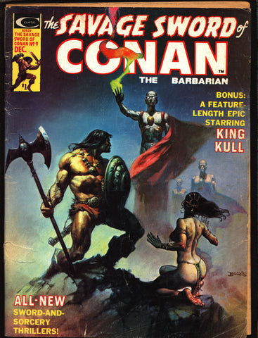 Savage Sword of CONAN 9 Robert E. Howard KING KULL Roy Thomas Doug Moench Pablo Marcos Sonny Trinidad Barbarian Sword & Sorcery Fantasy