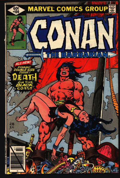 CONAN The Barbarian #100 1979 Robert E. Howard Bélit People of the Black Coast Sword & Sorcery Fantasy Roy Thomas John Buscema