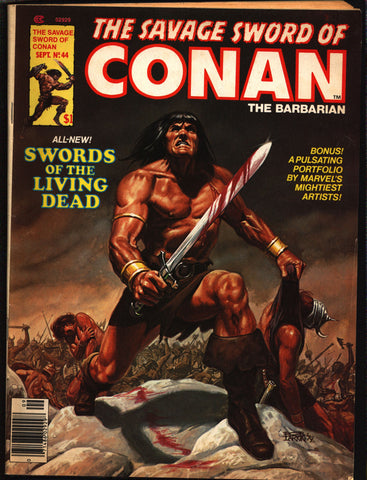 Savage Sword of CONAN 44 Robert E. Howard Roy Thomas Sal Buscema Tony DeZuniga Barbarian Sword & Sorcery Fantasy