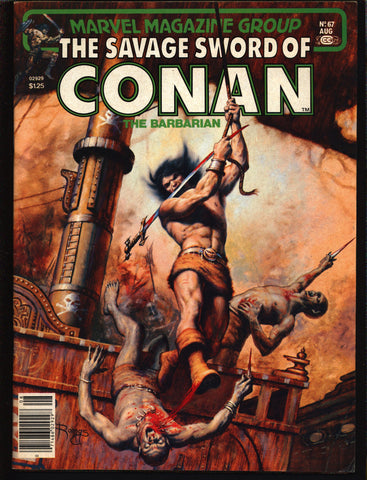 Savage Sword of CONAN 67 Robert E. Howard Roy Thomas Gil Kane John Buscema Bruce Jones Alfredo Alcala Barbarian Sword & Sorcery Fantasy