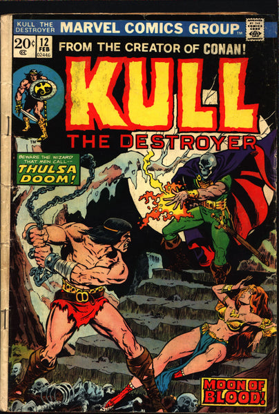 King KULL The Destroyer #12 Robert E. Howard Steve Ditko Mike Ploog Thulsa Doom Atlantis Barbarian Sword & Sorcery Fantasy