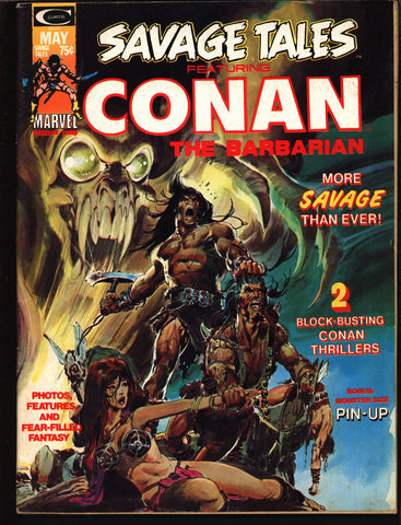 Savage Tales #4 CONAN Robert E. Howard Gil Kane Neal Adams Barry Windsor Smith Stan Lee Barbarian Sword & Sorcery Fantasy