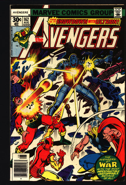 AVENGERS #162 Vs Age of ULTRON 1st Jocasta George Perez Captain America Thor Black Panther Scarlet Witch Iron Man Beast Vision Wonder Man