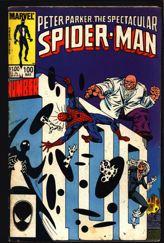 Peter Parker Spectacular SPIDERMAN #100 KINGPIN Wilson Fisk 100th anniversary issue Giant-size Al Milgrom