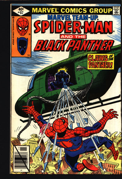 Marvel Team-Up #87 SPIDERMAN & BLACK PANTHER T’Challa Vs. Hellrazor 1st appearance Gene Colan Frank Springer