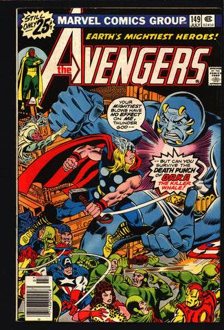 AVENGERS #149 George Perez Iron Man Thor Captain America Scarlet Witch Vision Hellcat The Beast Hawkeye Vs Orka