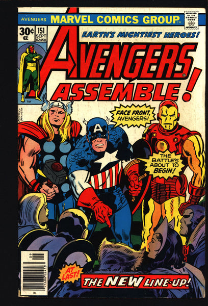AVENGERS #151 George Perez Iron Man Thor Captain America Scarlet Witch Vision Hellcat The Beast Hawkeye Vs Orka