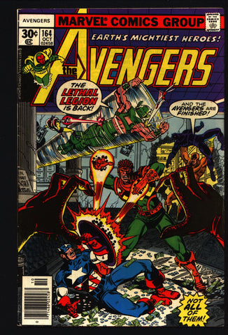 AVENGERS #164 Vs Lethal Legion John Byrne Captain America Iron Man Vision Scarlet Witch Yellowjacket