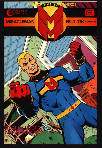 MIRACLEMAN Marvelman #4 eclipse comics 1985 ALAN MOORE Red King Syndrome Paul Gulacy Anti-Superhero Kid Family Dr. Gargunza Alan Davis