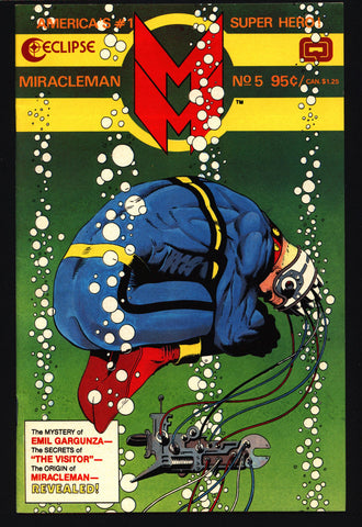 MIRACLEMAN Marvelman #5 eclipse comics 1985 ALAN MOORE John Ridgway Warpsmiths Anti-Superhero Kid Family Dr. Gargunza Alan Davis
