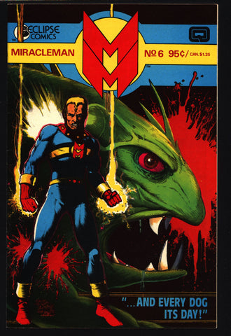 MIRACLEMAN Marvelman #6 eclipse comics 1985 ALAN MOORE John Ridgway Chuck Beachum Anti-Superhero Kid Family Dr. Gargunza Alan Davis