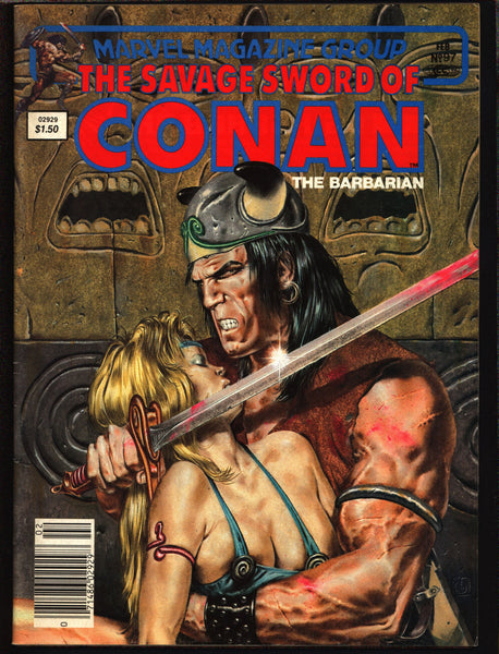 Savage Sword of CONAN 97 Robert E. Howard Dave Simons Pablo Marcos Michael Fleisher Barbarian Sword & Sorcery Fantasy