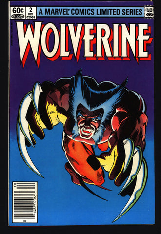 WOLVERINE X-Men Mini #2 FRANK MILLER Chris Claremont Logan Marika Yashida Yukio Yakuza Japanese Mob Newstand Printing