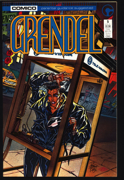 GRENDEL #5 2nd Series Christine Spar Matt Wagner Beowulf Arnold & Jacob Pander Brothers Comico Martial Arts Ninja Cult Comics