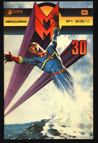 MIRACLEMAN Marvelman 3D Special #1 eclipse comics 1985 ALAN MOORE Young Miracleman Mike Anglo Alan Davis Ray Zone Anti-Superhero