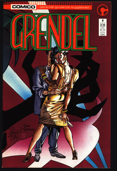 GRENDEL #4 2nd Series Christine Spar Matt Wagner Beowulf Arnold & Jacob Pander Brothers Comico Martial Arts Ninja Cult Comics