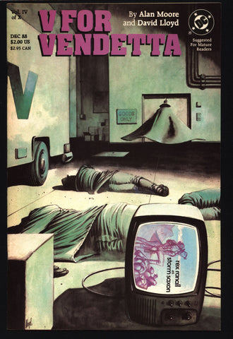 V For VENDETTA 4 1988 ALAN MOORE David Lloyd Guy Fawkes Fifth of November Gunpowder Treason Plot Totalitarian London England Parliament