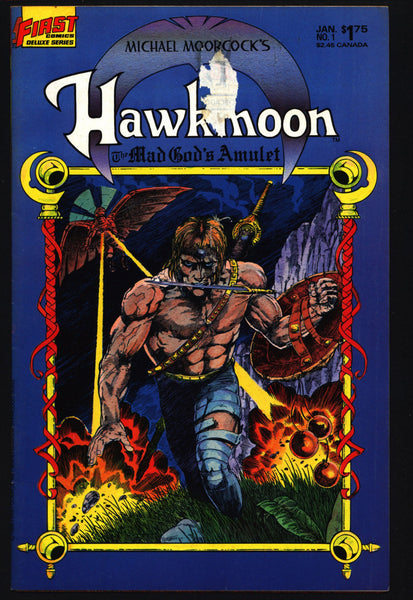 Dorian HAWKMOON #1 Mad Gods Amulet Runestaff Michael Moorcock Gerry Conway Rafael Kayanan Sword & Sorcery Magick Fantasy First Comics