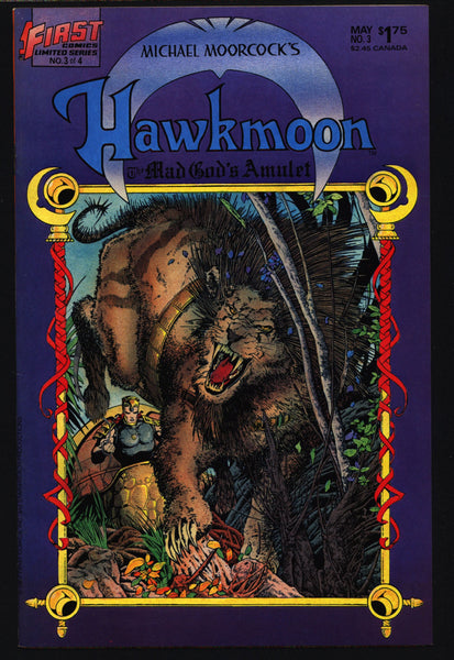 Dorian HAWKMOON #3 Mad Gods Amulet Runestaff Michael Moorcock Gerry Conway Rafael Kayanan Sword & Sorcery Magick Fantasy First Comics