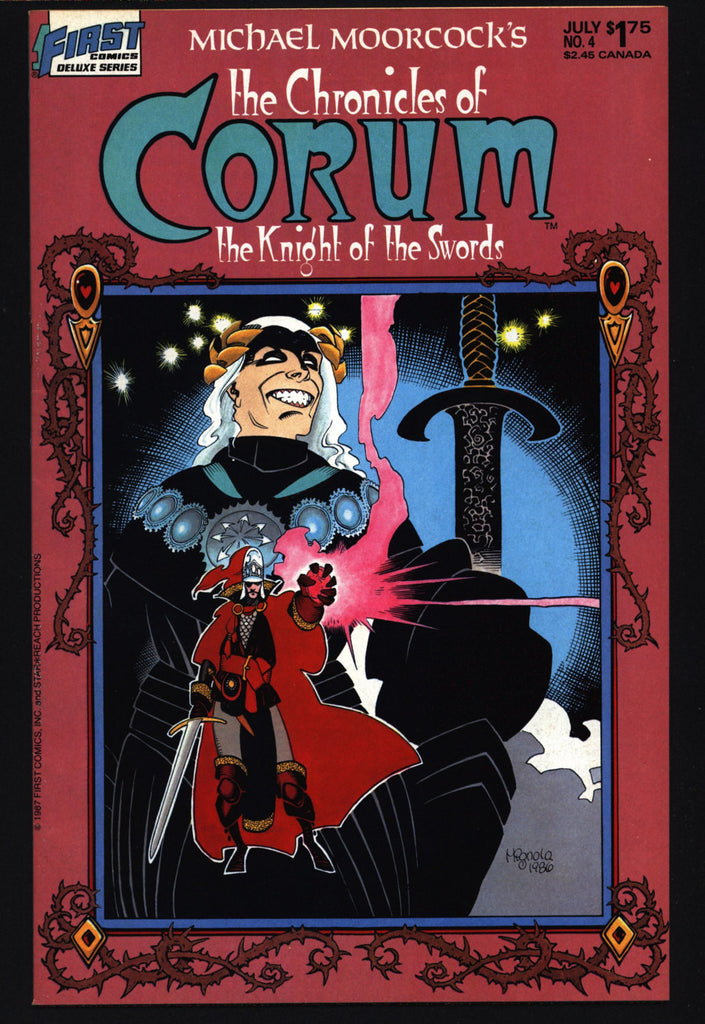 Chronicles of CORUM 4 Knight of Swords Michael Moorcock Mike Baron Mike Mignola Mabden Sword Rulers Sorcery Magick Fantasy Comic Book