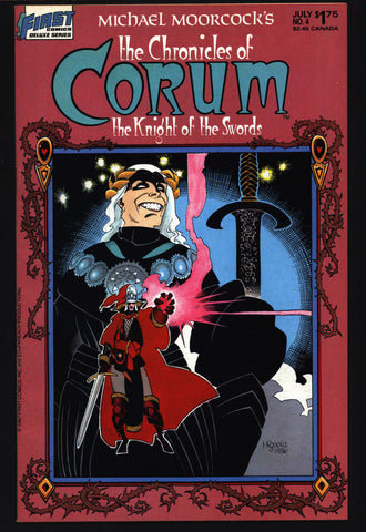 Chronicles of CORUM #4 Knight of Swords Michael Moorcock Mike Baron Mike Mignola Mabden Sword Rulers & Sorcery Magick Fantasy Comic Book