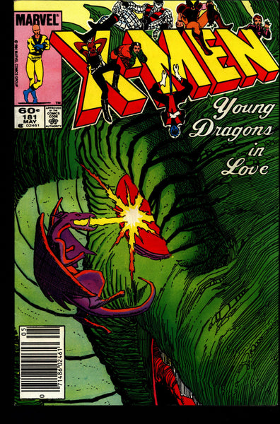 Uncanny X-MEN #181 Young Dragons in Love Wolverine Chris Claremont John Romita Jr Rogue Storm Jean Gray Newstand 1st Amiko