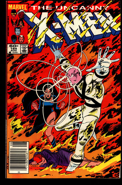 Uncanny X-MEN #184 Wolverine Chris Claremont John Romita Jr Rogue Storm Jean Gray Newstand