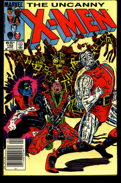 Uncanny X-MEN #192 Versus Magus Wolverine Chris Claremont John Romita Jr. Rogue Storm Jean Gray Newstand