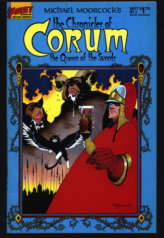 Chronicles of CORUM #5 Queen of Swords Michael Moorcock Mike Baron Butch Guice Mabden Sword Rulers & Sorcery Magick Fantasy Comic Book