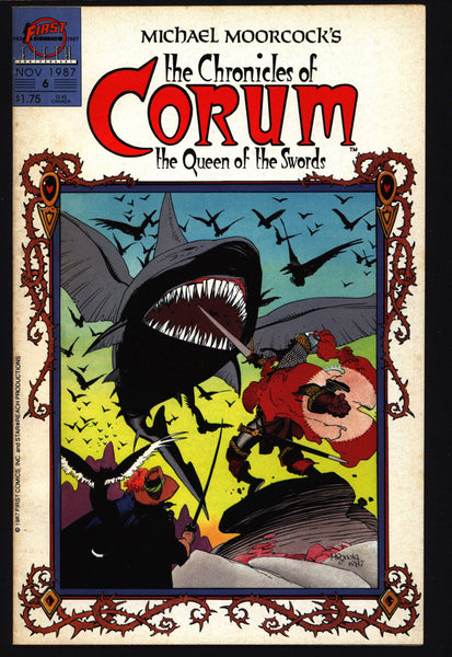 Chronicles of CORUM #6 Queen of Swords Michael Moorcock Mike Baron Butch Guice Mabden Sword Rulers & Sorcery Magick Fantasy Comic Book