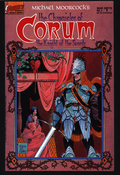 Chronicles of CORUM #2 Knight of Swords Michael Moorcock Mike Baron Mike Mignola Mabden Sword Rulers & Sorcery Magick Fantasy Comic Book