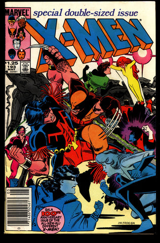 Uncanny X-MEN #193 Anniversary Wolverine Chris Claremont John Romita Jr. Rogue Storm Jean Gray Newstand