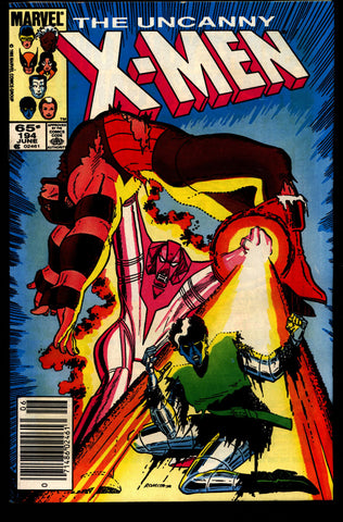 Uncanny X-MEN #194 1st Andrea Von Strucker Vs Juggernaut Nimrod Wolverine Chris Claremont John Romita Jr. Rogue Storm Jean Gray Newstand