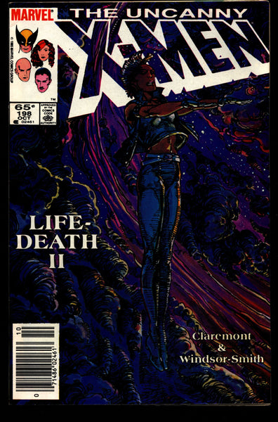 Uncanny X-MEN #198 Wolverine Chris Claremont Barry Windsor-Smith Rogue Storm Jean Gray Newstand