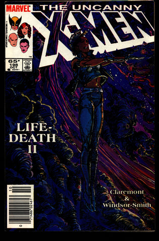 Uncanny X-MEN #198 Wolverine Chris Claremont Barry Windsor-Smith Rogue Storm Jean Gray Newstand