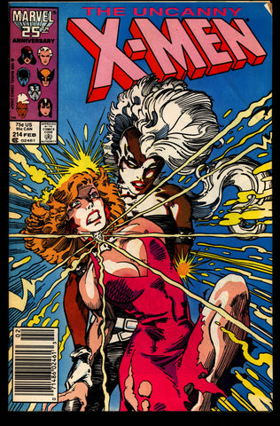Uncanny X-MEN #214 DAZZLER Joins Wolverine Chris Claremont Barry Windsor-Smith Rogue Storm Jean Gray Newsstand