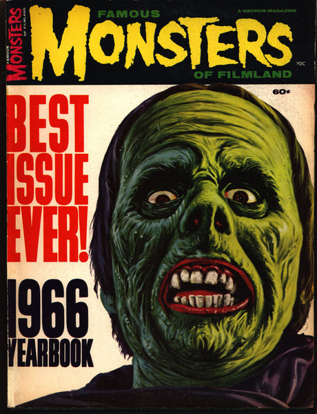 SIGNED FAMOUS MONSTERS of Filmland 1966 Yearbook Inscribed Autographed by Forrest J Ackerman Rare Scarce Horror Movie Warren Publications