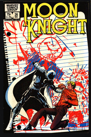 MOON KNIGHT #26 Cabbie Killer Mercenary Comics Doug Moench Denny O’Neil Bill Sienkiewicz Keith Pollard Urban Vigilante