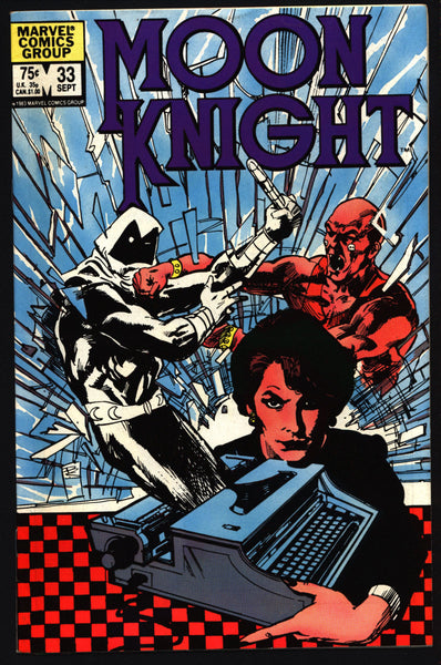 MOON KNIGHT #33 vs Druid Walsh Mercenary Comics Doug Moench Bill Sienkiewicz Kevin Nowlan Urban Vigilante