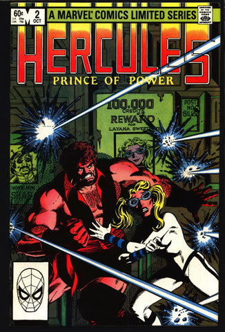 HERCULES #2 Olympus Zeus Bob Layton Solo Champions Mini Series Comics