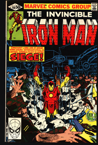 IRON MAN #148 David Michelinie, Bob Layton John Romita Jr. Captain America, Ricardo Pruz, Geraldo Calligerra AVENGERS