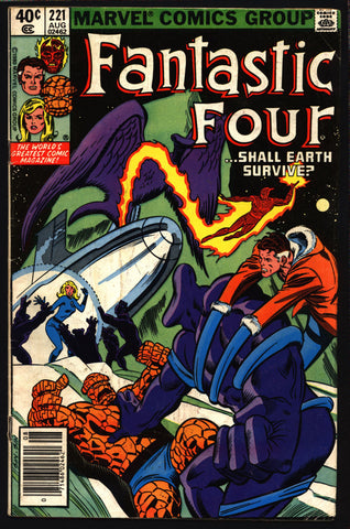FANTASTIC FOUR 4 #221 John Byrne, Bill Sienkiewicz, The Thing, Human Torch, Mr. Fantastic, Invisible Girl