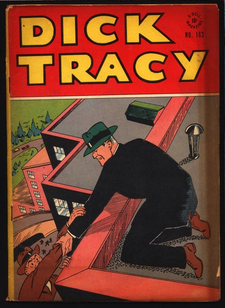 'DICK TRACY' FC #163 1948 Chester Gould Dell Four Color Comics Series crime comics Detective Newspaper Comic Strips "Funnies"