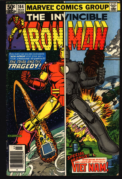 IRON MAN #144 David Michelinie, Bob Layton John Romita Jr. Origin of James Rhodey Rhodes AVENGERS