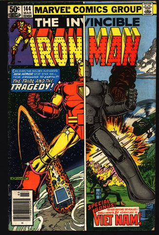 IRON MAN #144 David Michelinie, Bob Layton John Romita Jr. Origin of James Rhodey Rhodes AVENGERS