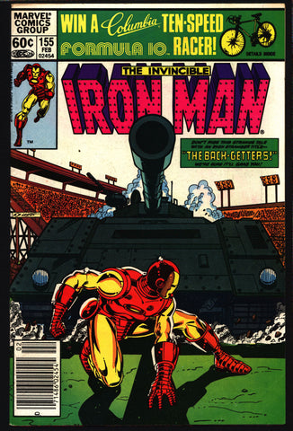 IRON MAN #155 David Michelinie, John Romita Jr. Titanium Man, Blacklash Death of Unicorn I (Milos Masaryk) AVENGERS